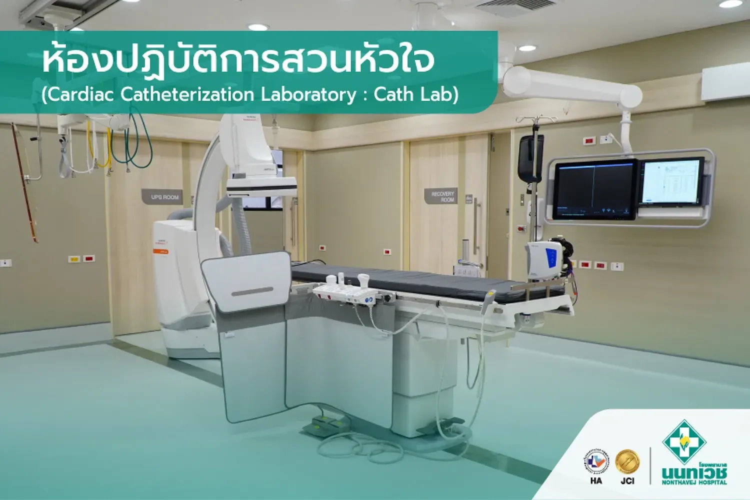 ห้องปฏิบัติการสวนหัวใจ (Cardiac Catheterization Laboratory : Cath Lab)
