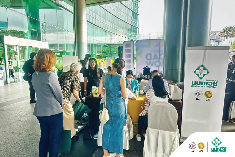 โรงพยาบาลนนทเวช ส่งต่อความรู้ “พุงนำโรค” ในงานชีวจิต Roadshow 2026 ณ Energy Complex — 8