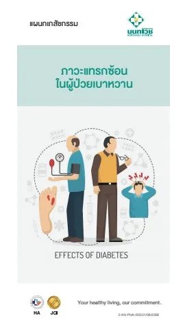 Brochure ภาวะแทรกซ้อนในผู้ป่วยเบาหวาน