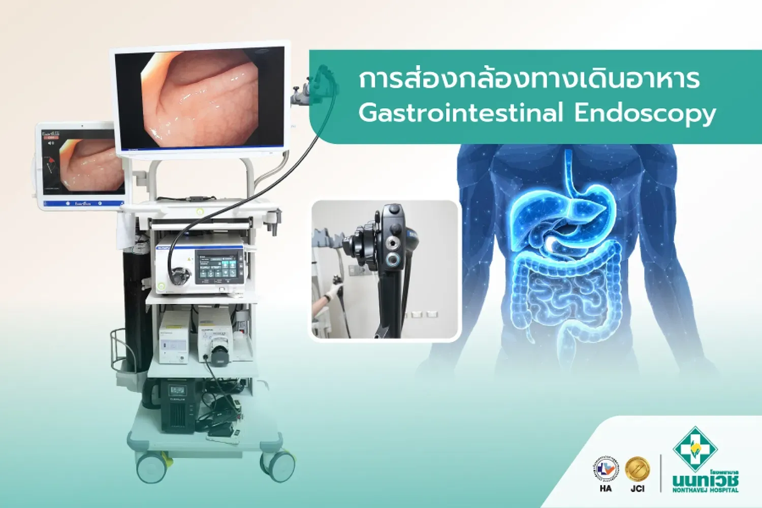 การส่องกล้องทางเดินอาหาร Gastrointestinal Endoscopy: GI Endoscopy