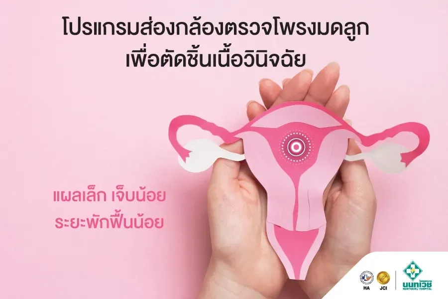 โปรแกรมส่องกล้องตรวจโพรงมดลูกเพื่อวินิจฉัยและตัดชิ้นเนื้อ