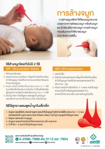 Brochure การล้างจมูกเด็กเล็ก